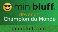 Maureen joue au Minibluff